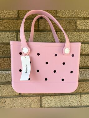 NWT Miniso Pink Tote 11in